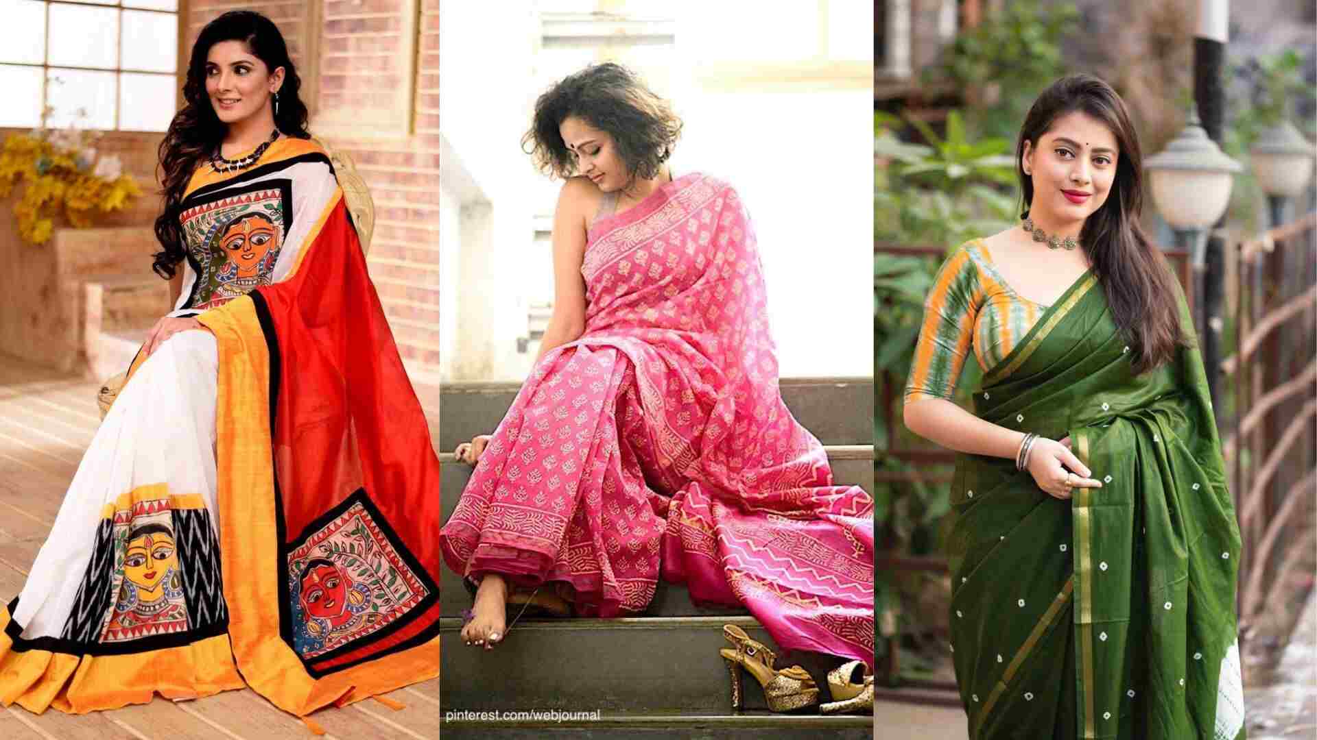 Best Chanderi Cotton Sarees (July 2024): Unveiling The Elegance Of Ture ...