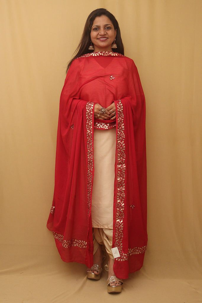 Chiffon Gota Patti Dupatta