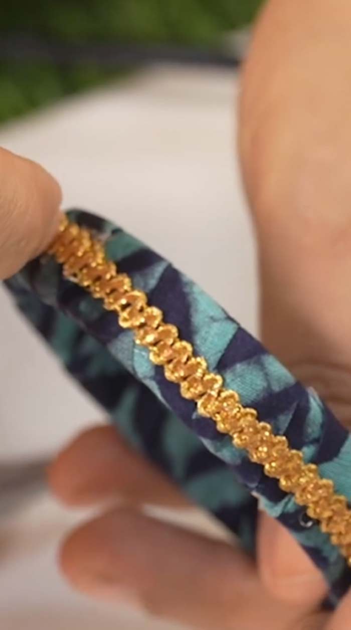 DIY matching kangan with old bangles