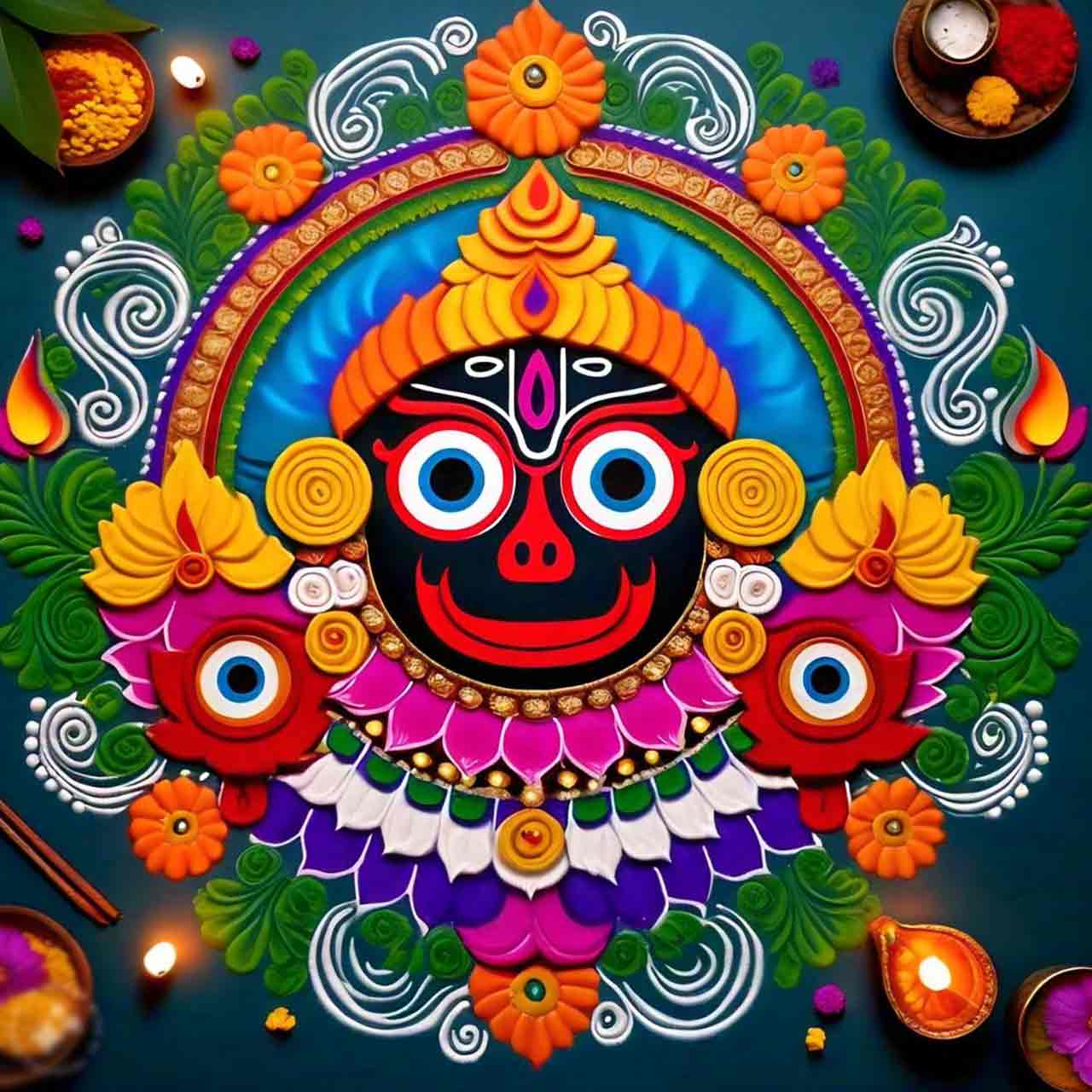 Easy Rangoli Designs For Entrance Gate