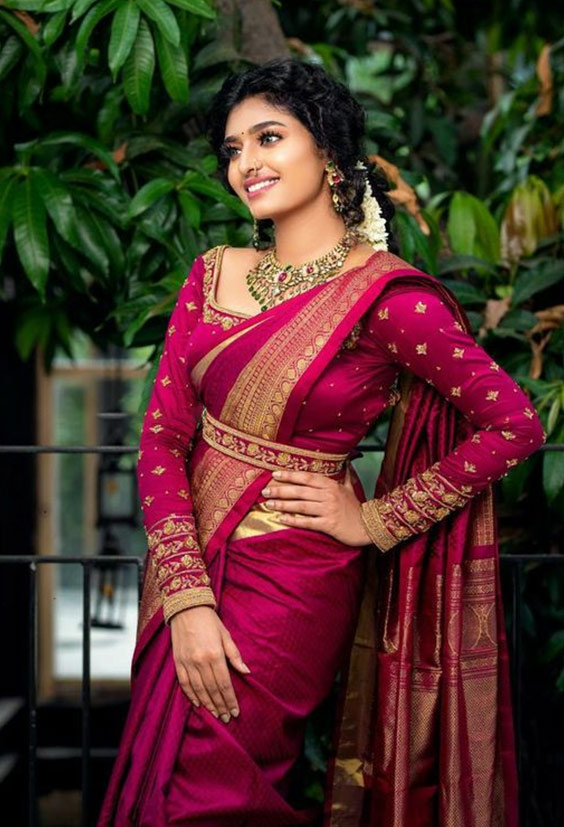 Gota work saree belt