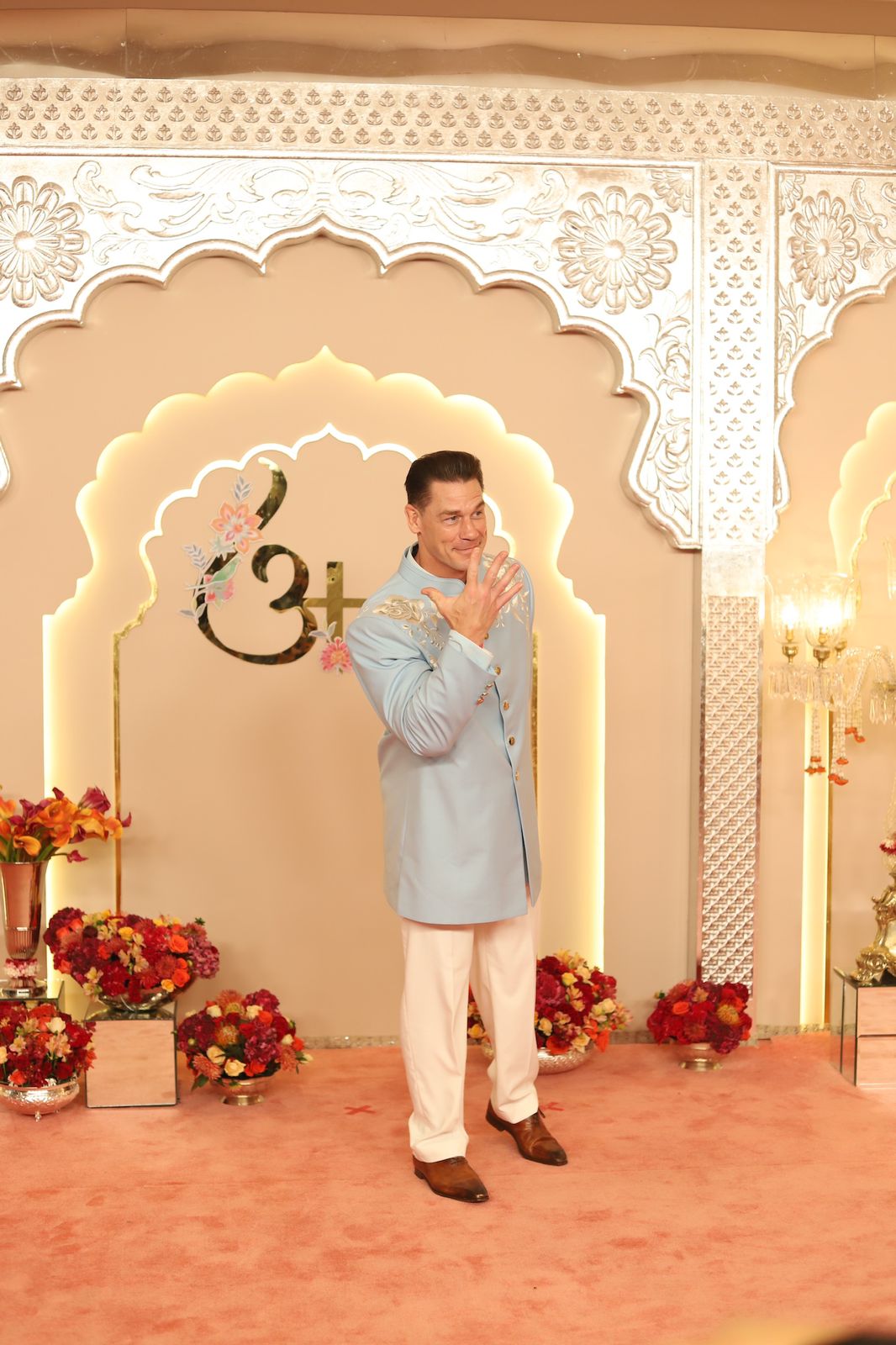 John Cena Wearing Manish Malhotra For Anant Radhika’s Wedding Ceremony