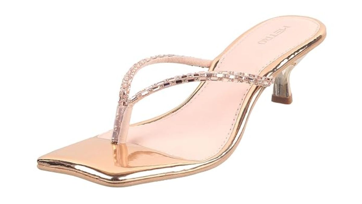 Metro Women Kitten Heel Sandal