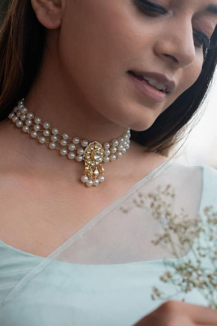 Pearl Choker Necklace Design