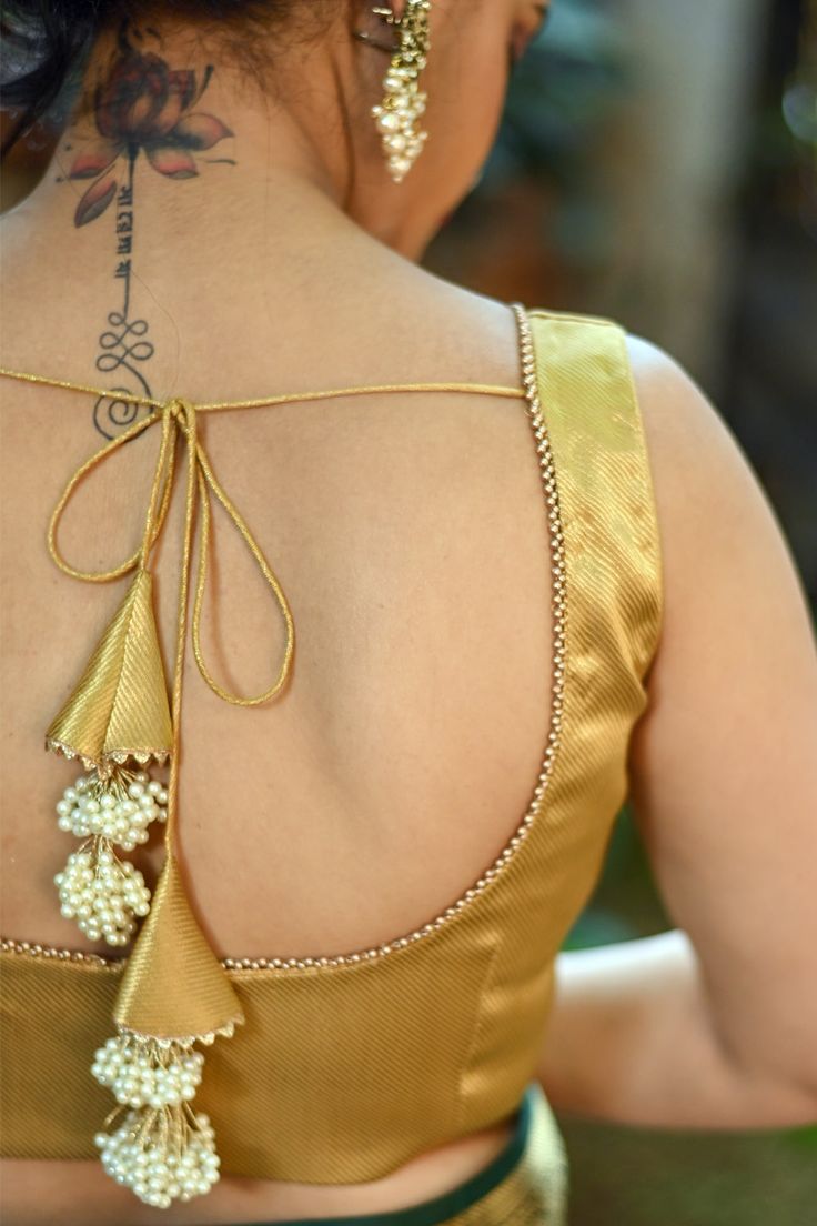 Pearl Latkan Blouse Design