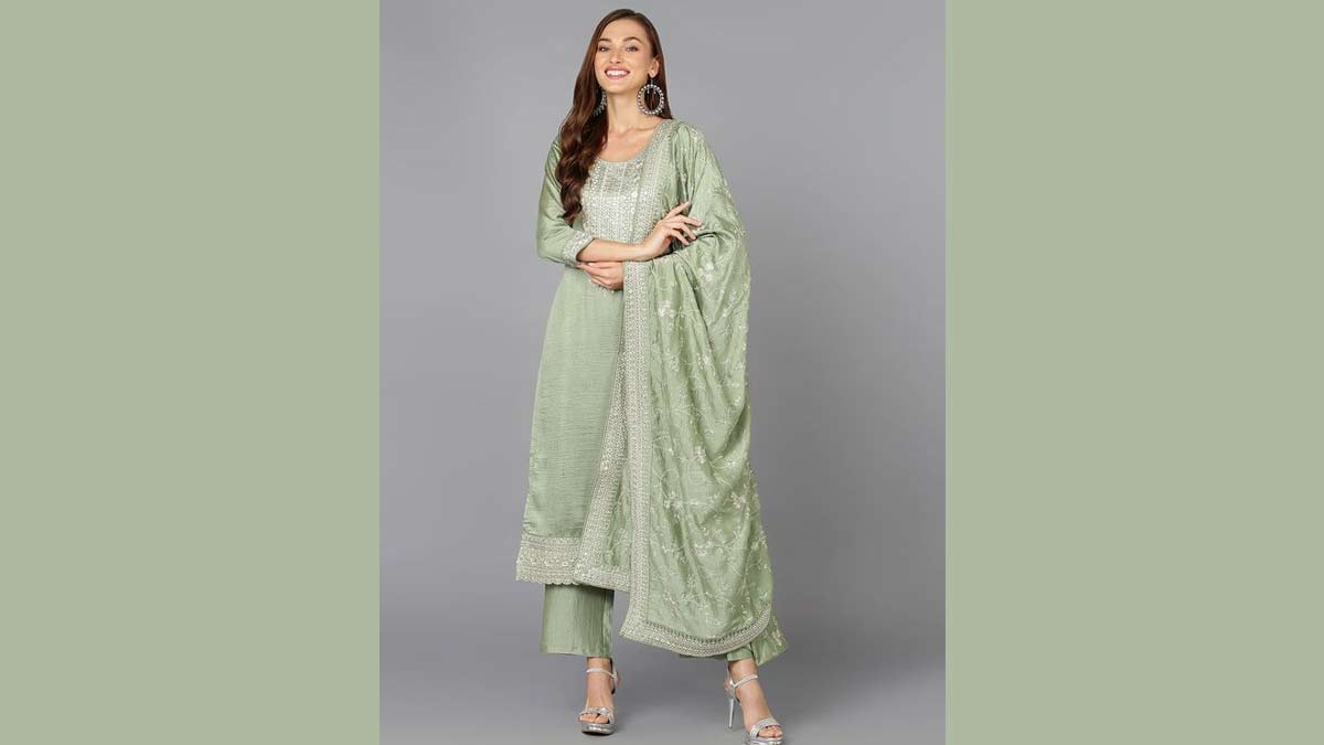 Sage Green Suit Design