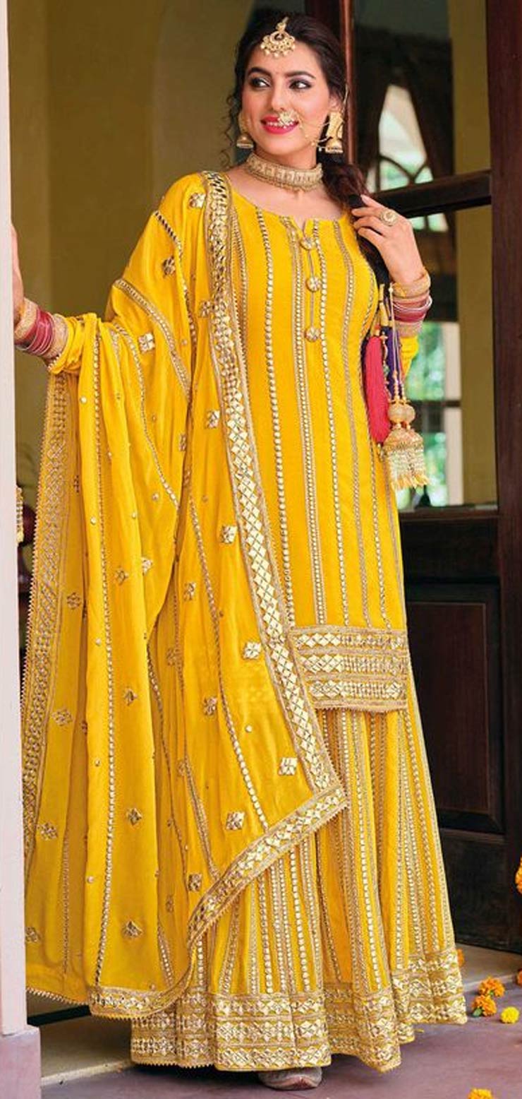 Sharara Gota Patti Suit Design