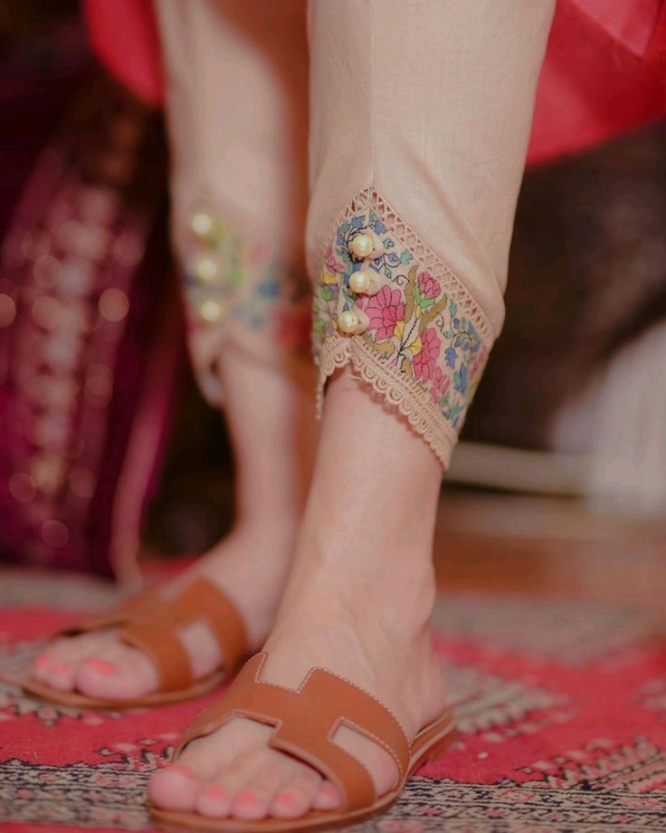 Tapered Floral Cotton Suit Mohri Designs