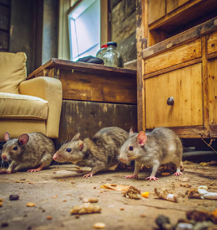 What smell will keep rats away from home