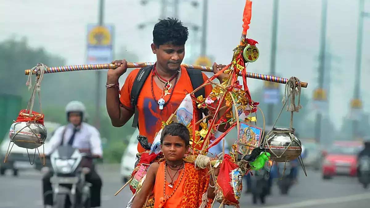 Where is the starting point of Kawad Yatra