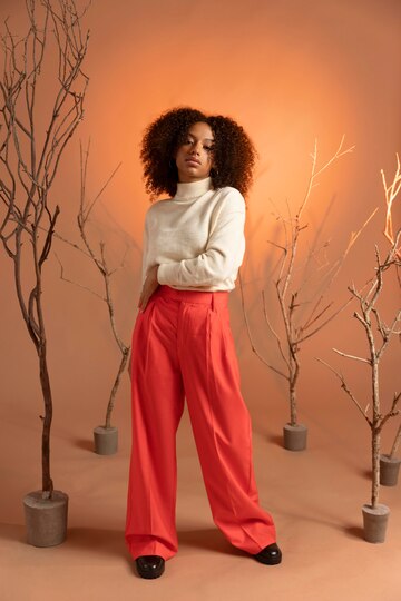 Wide Leg Trousers For Apple Body Type