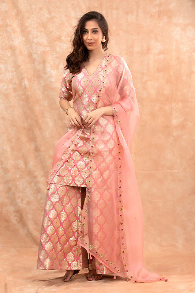 Woven Banarasi Suit