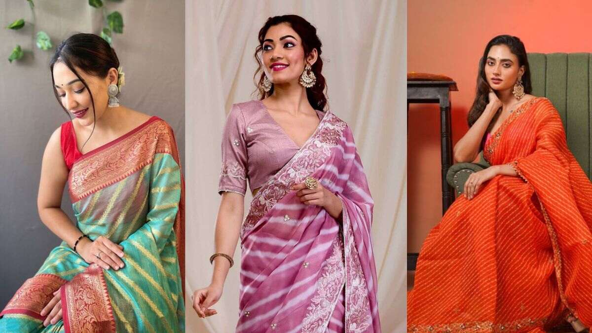 Best Leheriya Sarees For Women (July 2024): Vibrant Traditional Wear ...