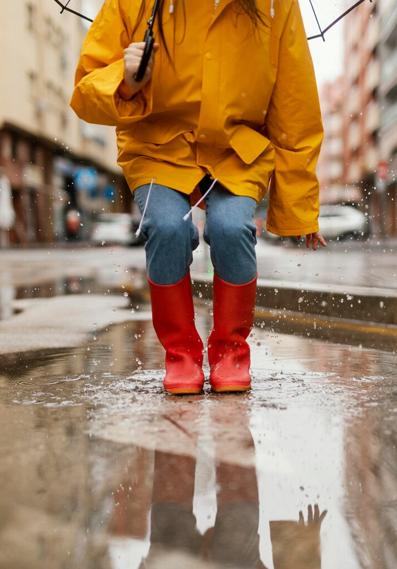 children outdoor safety during rain