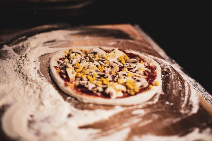 chocolate burst chocolate pizza