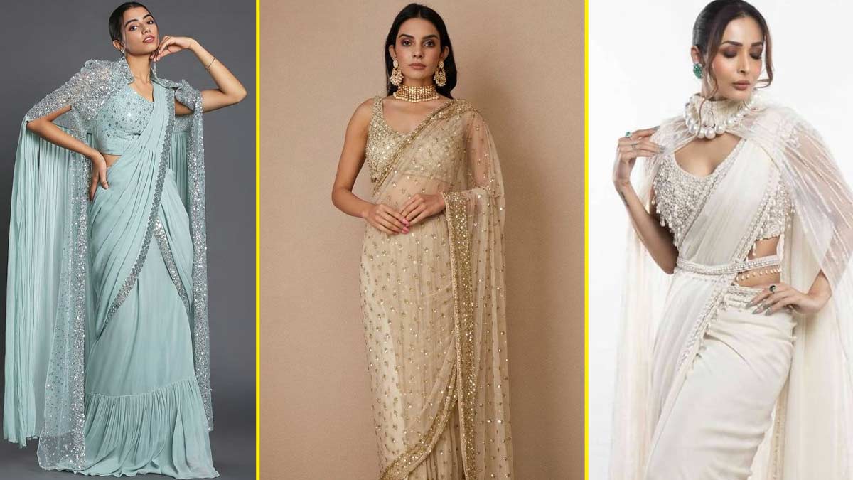 Modern readymade saree deals