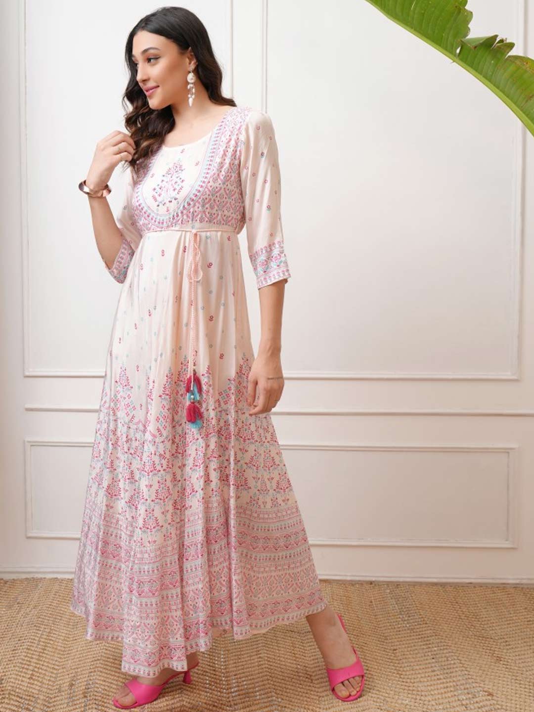 floral print maxi dress