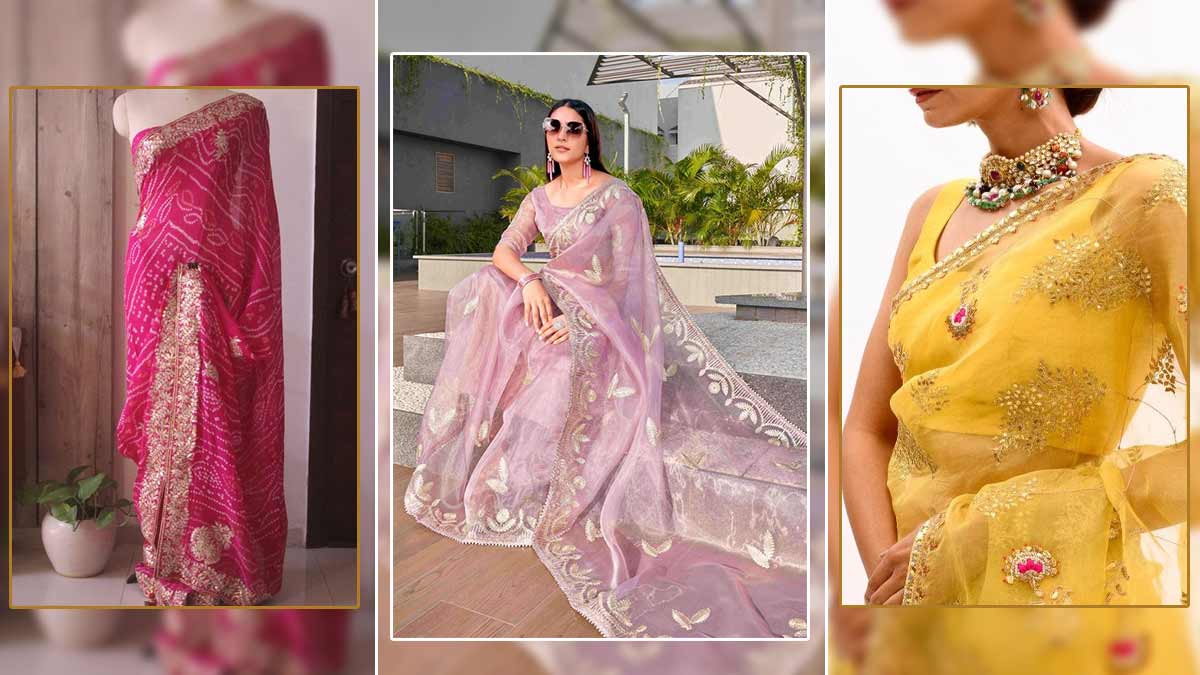 5 Stunning Gota Patti Sarees To Elevate Your Wedding Look Herzindagi