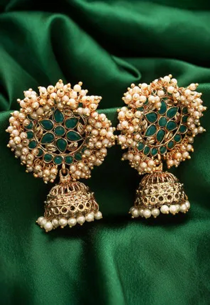jhumki for small face