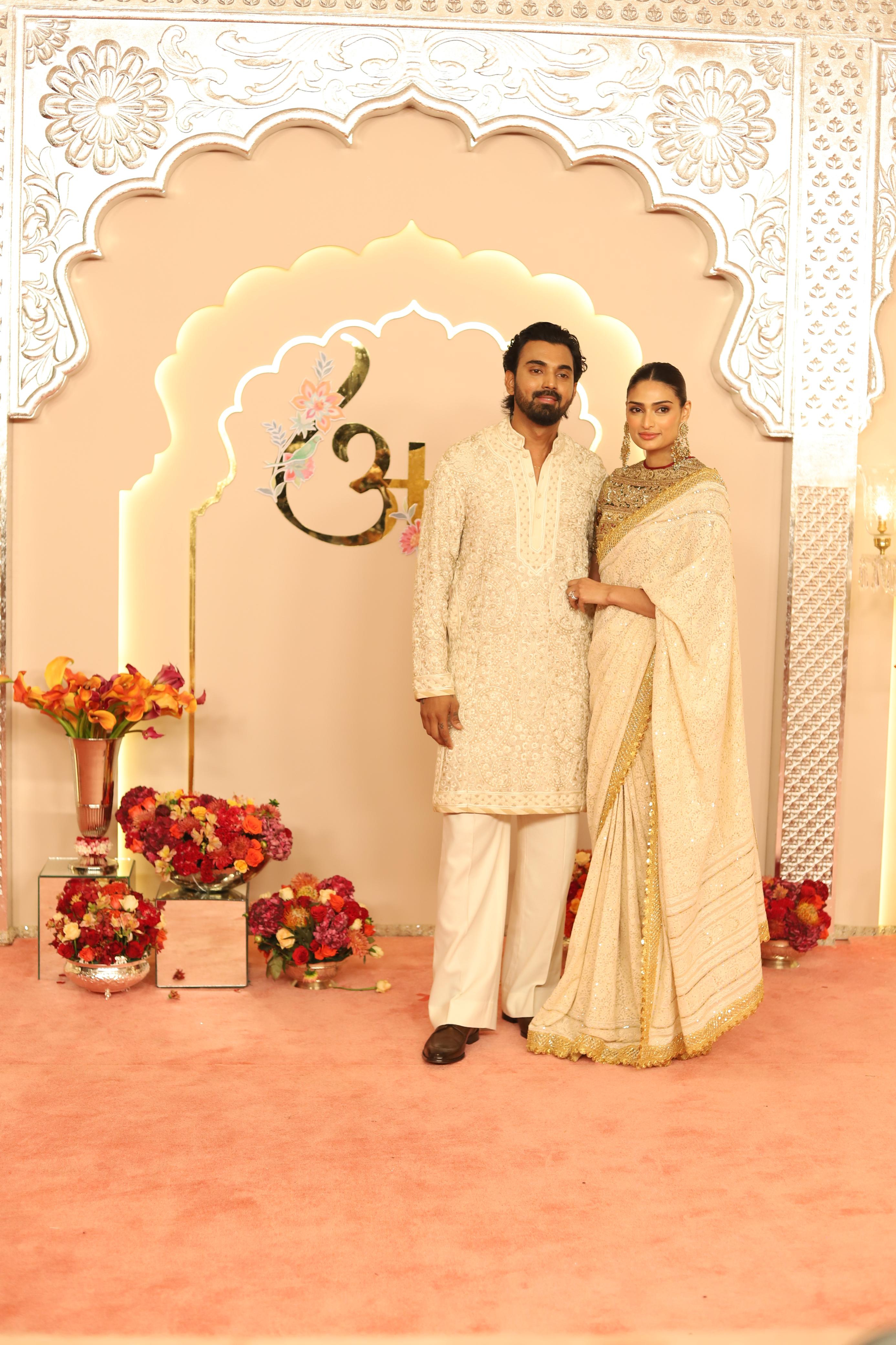 kl rahul and athiya shetty in anant ambani and radhika merchant wedding