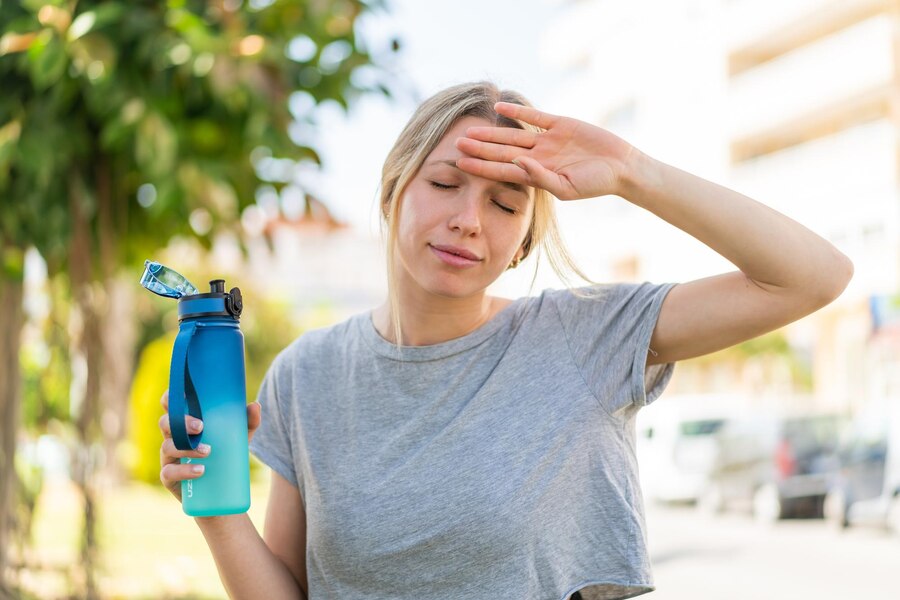 lack of water in body