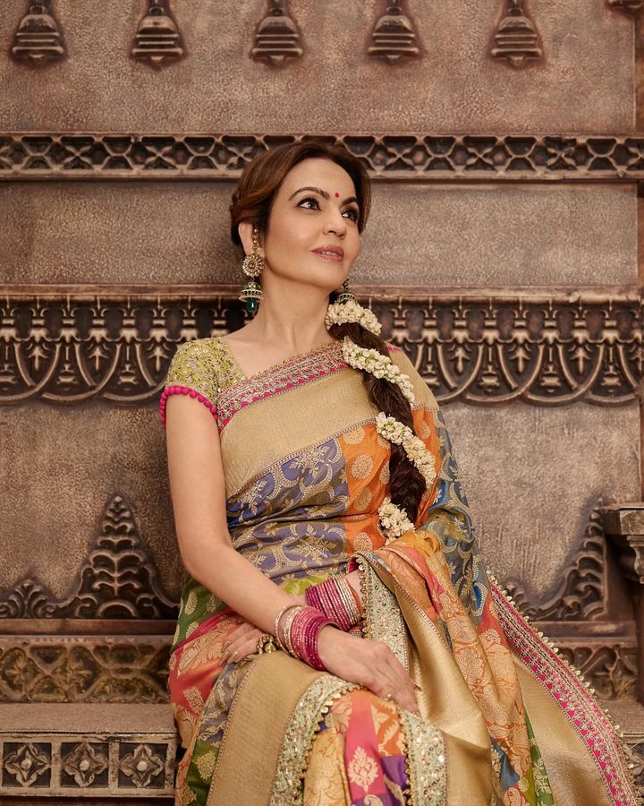 nita ambani banarasi saree design
