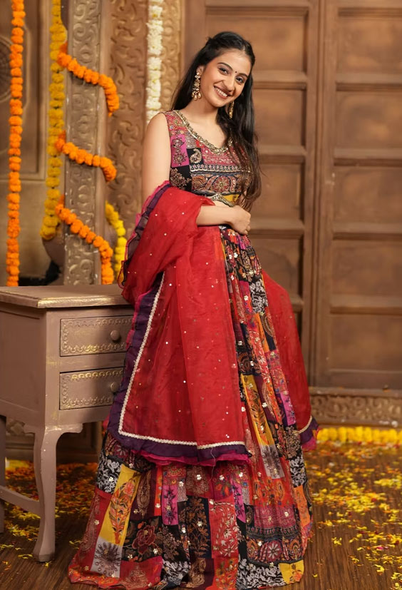 peacock designs choli