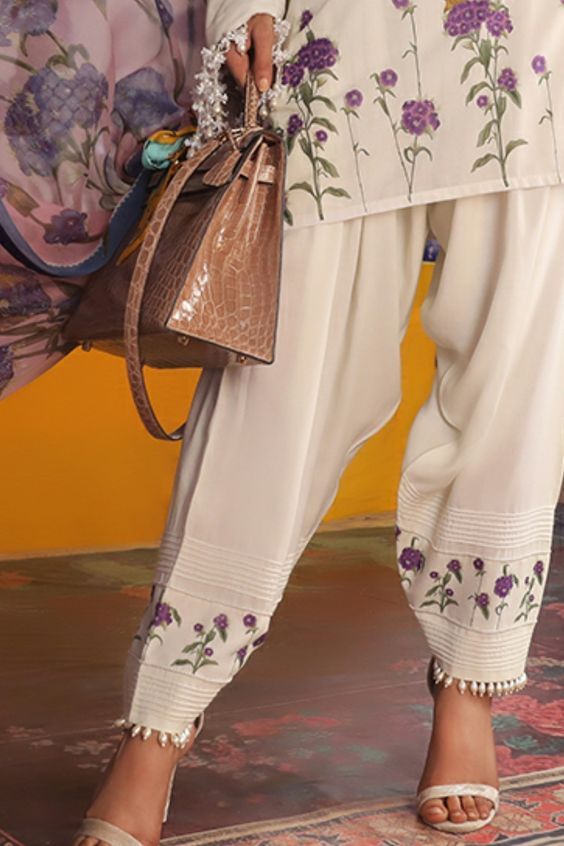 punjabi suit mohri design floral