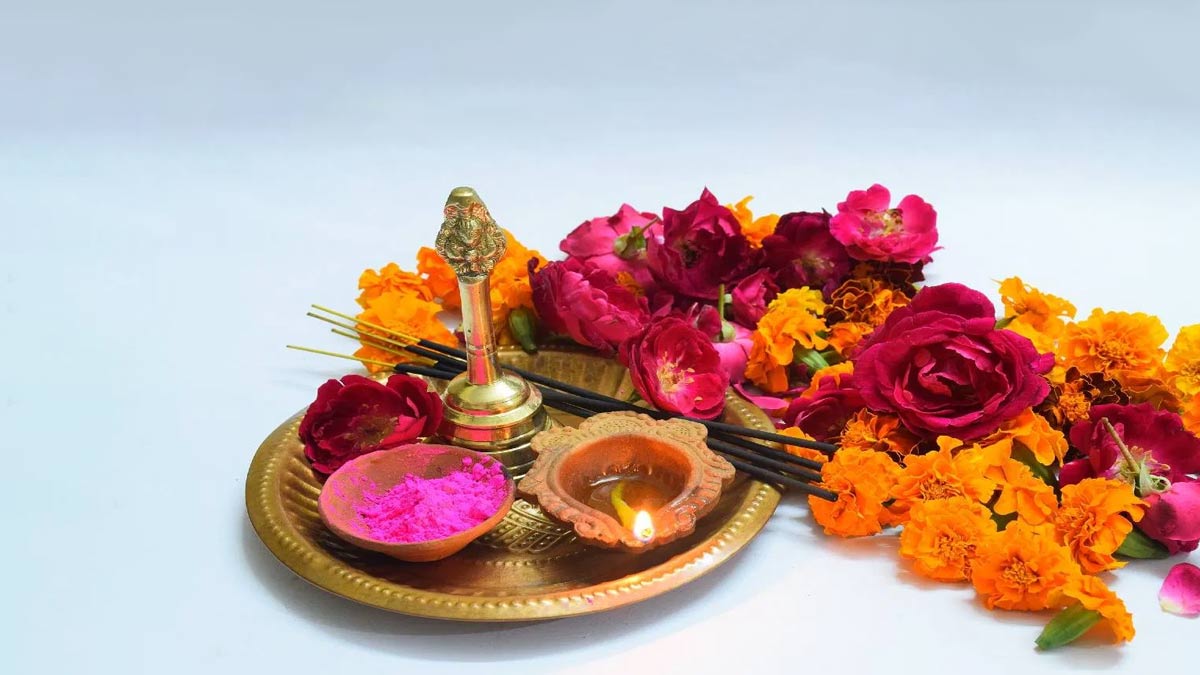 reuse puja flowers