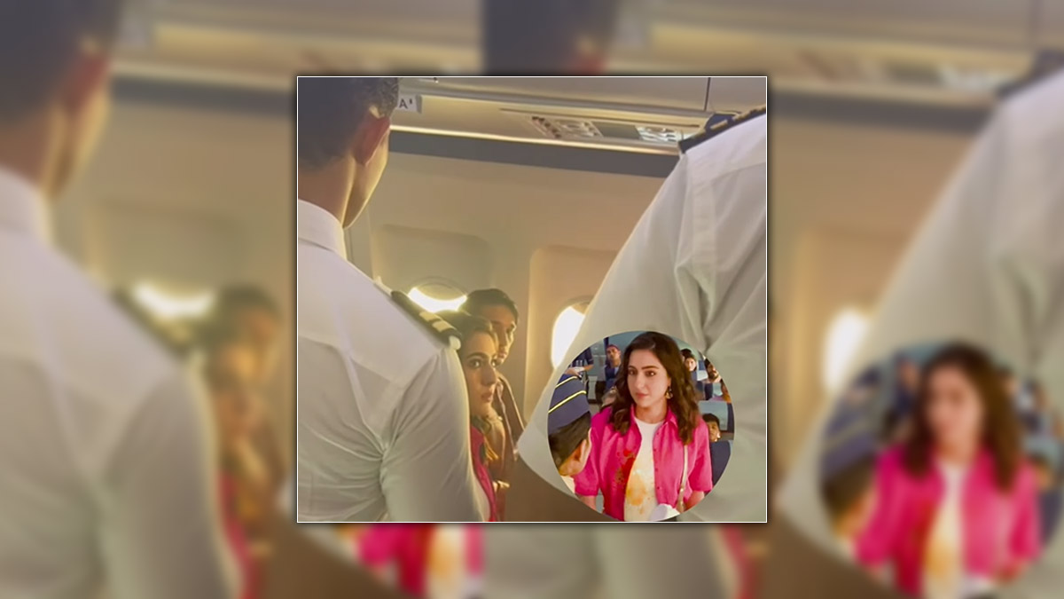 Sara Ali Khan Walks Out Angry At Flight Attendant Who Spills Juice On Her;  Watch Video Inside | HerZindagi