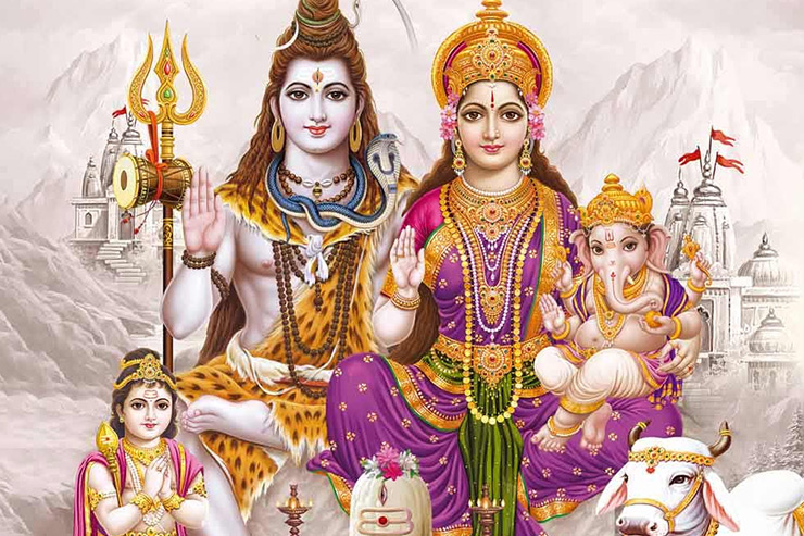 shiv parivar pujan in sawan 