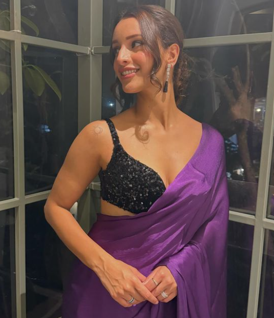 tripti dimri black sequin blouse design