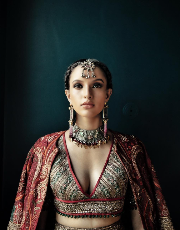 tripti dimri v neck blouse