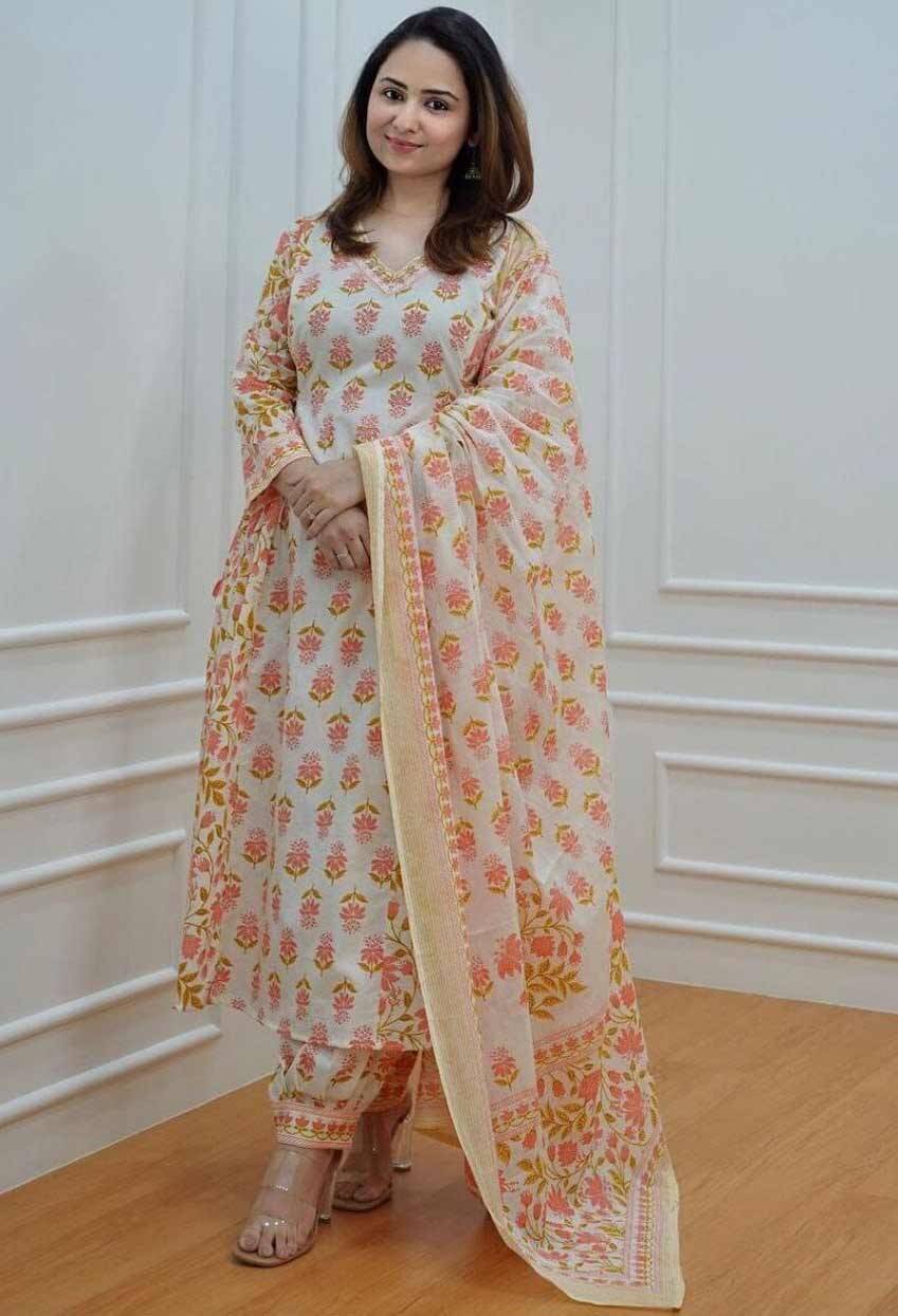 Cotton Afghani Salwar Suit