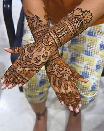 Eid Jhoomar Pattern Mehndi Design 