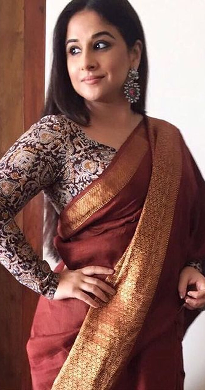 Embroidered Full Sleeves Blouse Design