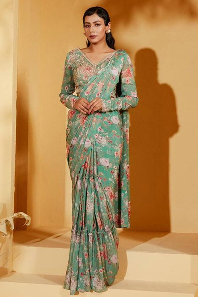 5 Floral Sleeves Blouse Designs | HerZindagi