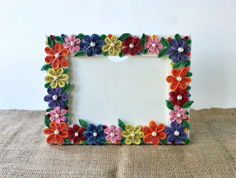 How to make photo frame with sweet box