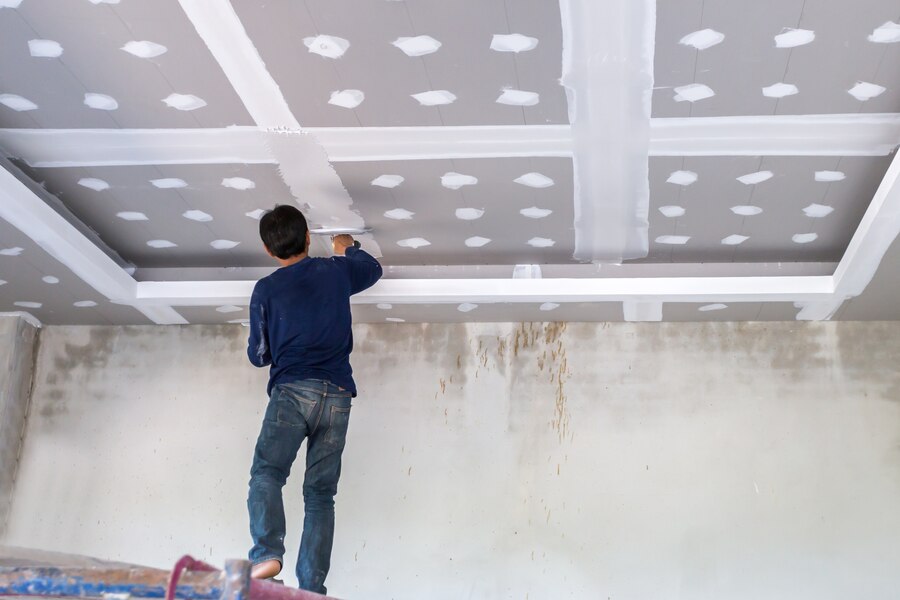 Repair of ceilings and walls