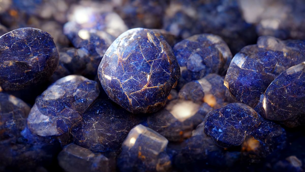 Sodalite gemstone