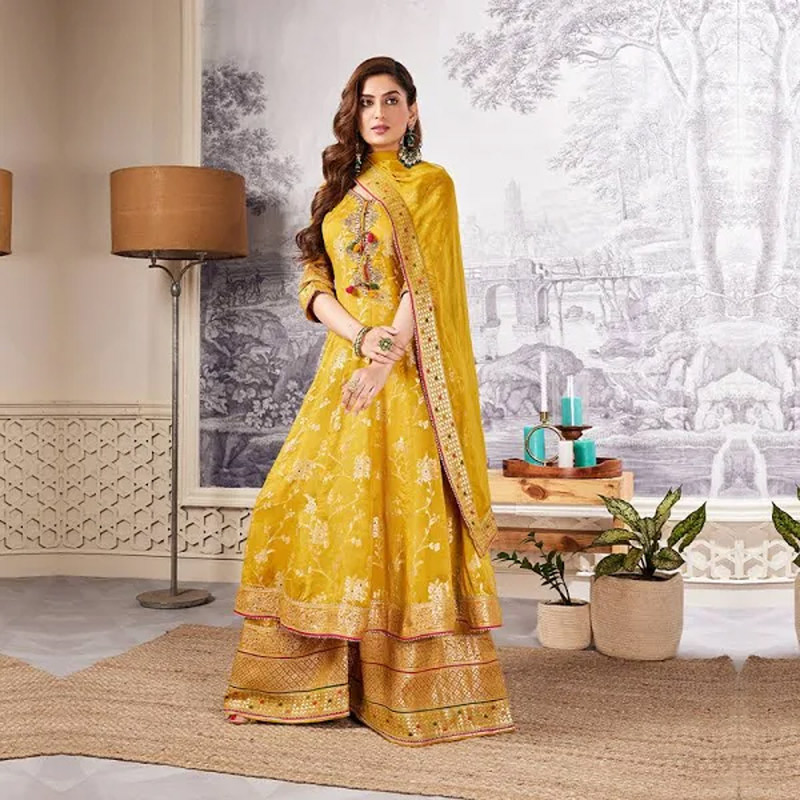 anarkali suits for party look