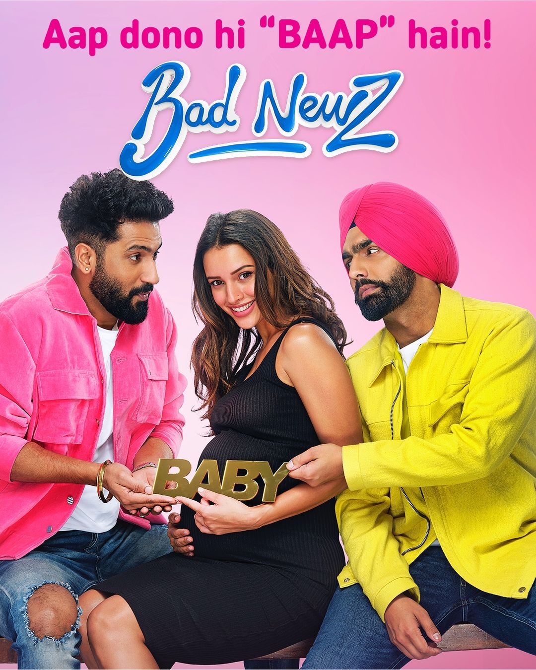 Bad Newz Trailer: Triptii Dimri, Vicky Kaushal, And Ammy Virk Present A ...