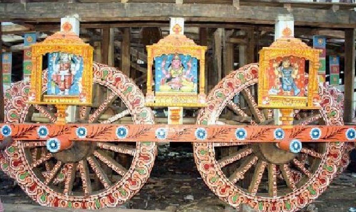 bhagwan jagannath ke rath mein kitne pahiye hain