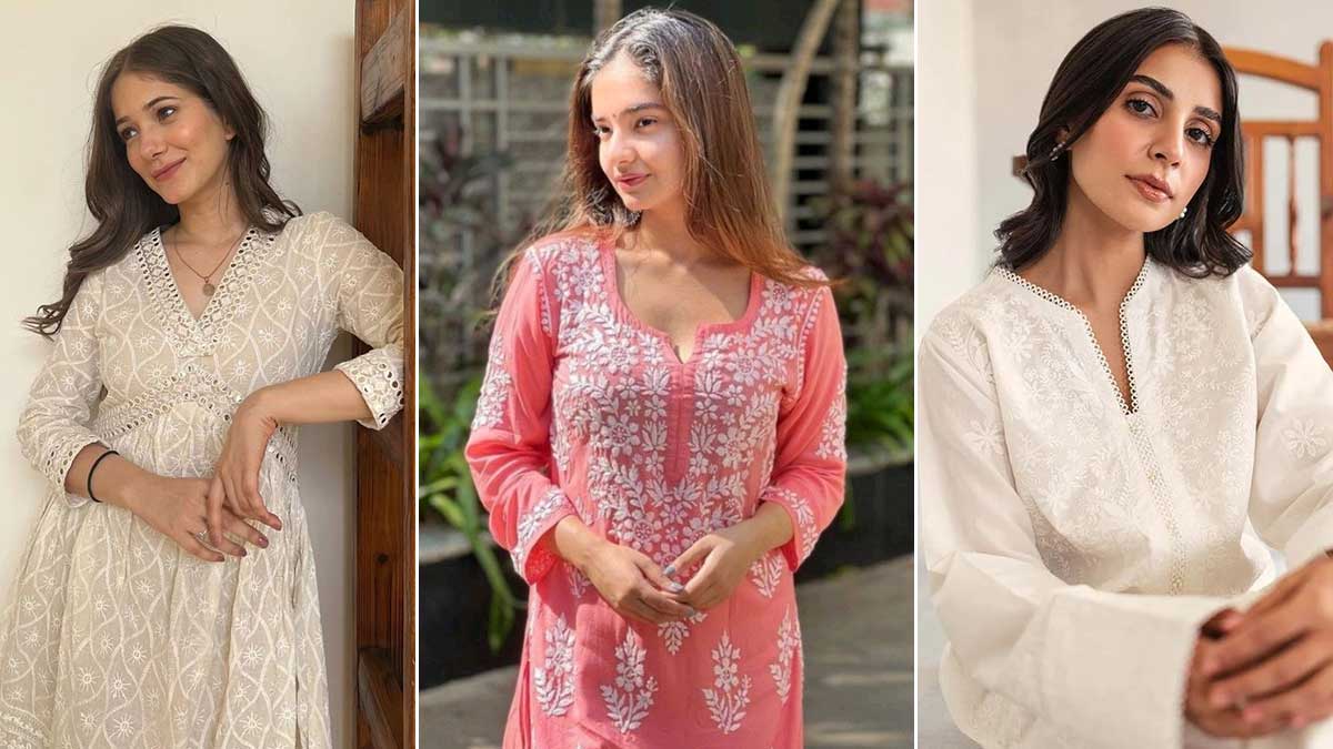 4 Beautiful Chikankari Kurti Neck Designs For Summers HerZindagi