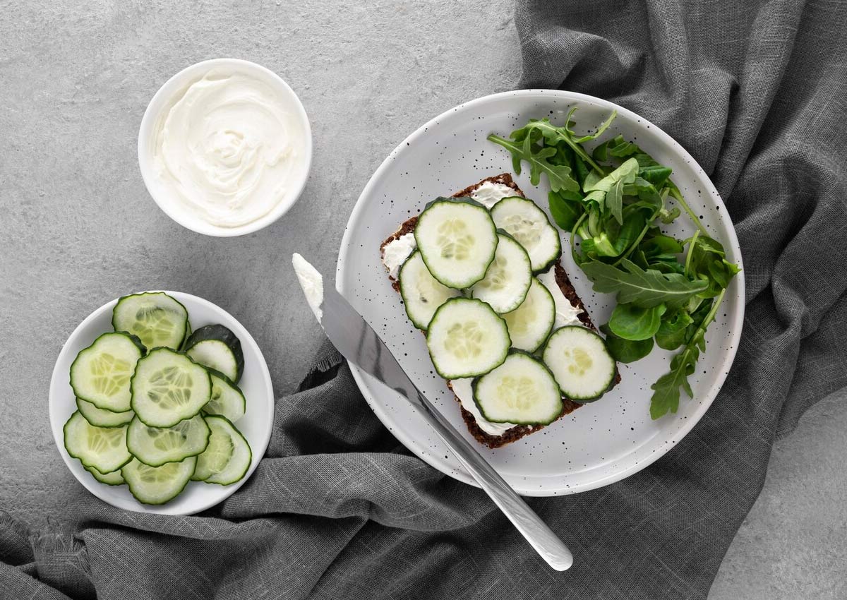 creamy cucumber salad