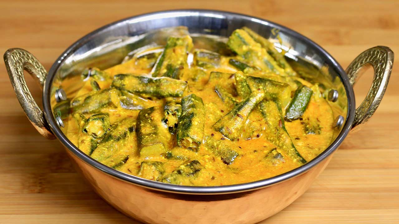 dahi and bhindi kadhi