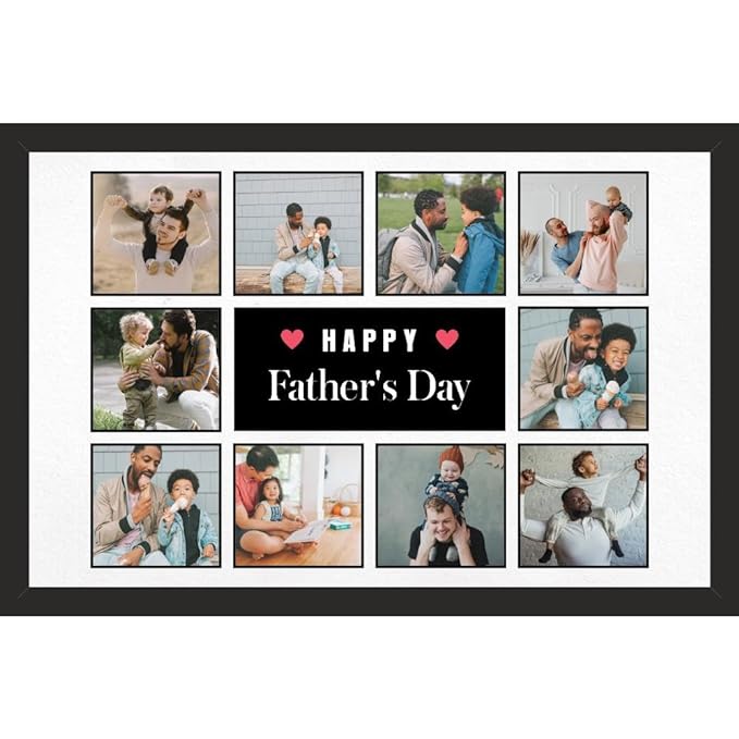 fathers day customised photo collage gift 