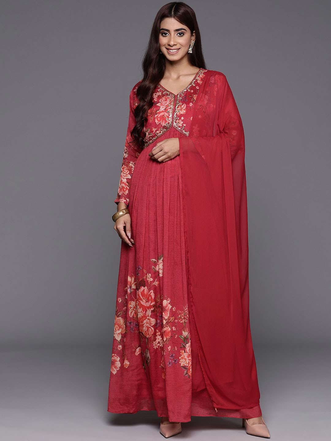 floral suit for eid festival