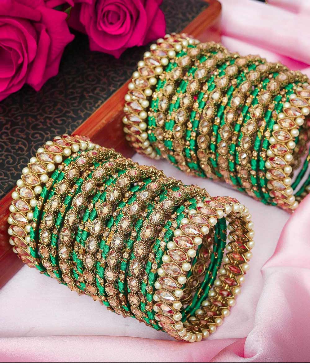 green bangles for married women
