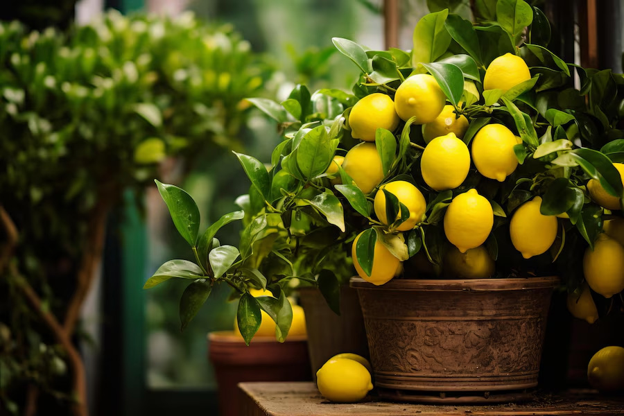 grow lemon tree in pot